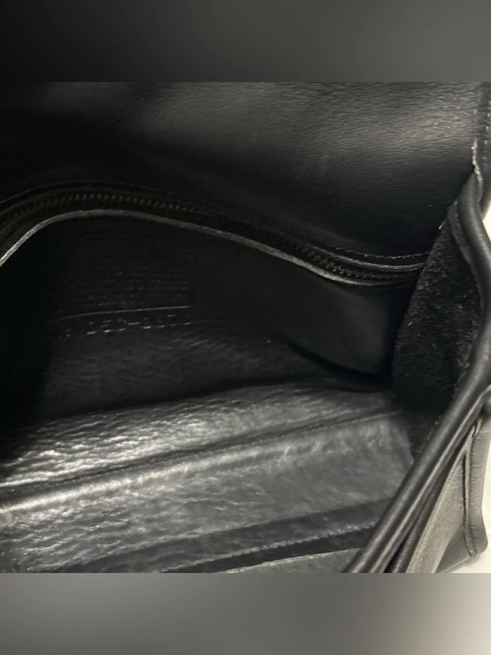 COACH Court Vintage Black Leather Shoulder Top Handle Crossbody Bag USA 9870